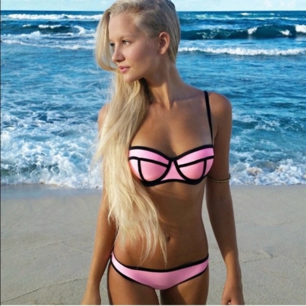 Triangl Pink Bikini Bottoms